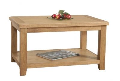Product photograph of Dorset Oak Coffee Table from Choice Furniture Superstore