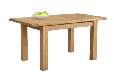 Product photograph of Dorset Oak Large 4 Seater Extending Dining Table from Choice Furniture Superstore