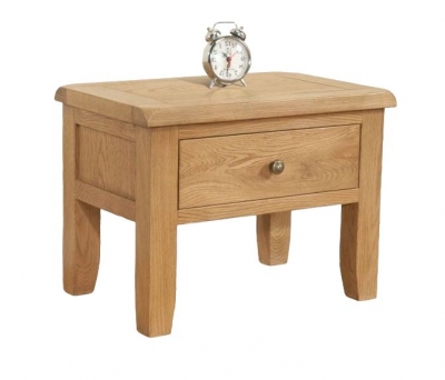 Product photograph of Dorset Oak Side Table from Choice Furniture Superstore