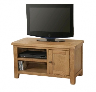 Product photograph of Dorset Oak Standard Tv Unit from Choice Furniture Superstore
