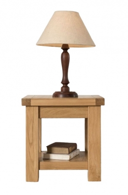 Product photograph of Cambridge Oak Side Table from Choice Furniture Superstore