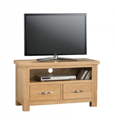 Product photograph of Cambridge Oak Standard Tv Unit from Choice Furniture Superstore