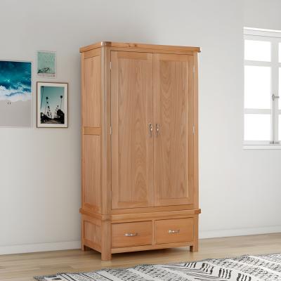Clarion Oak 2 Door Double Wardrobe