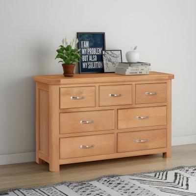 Clarion Oak 34 Drawer Wide Chest