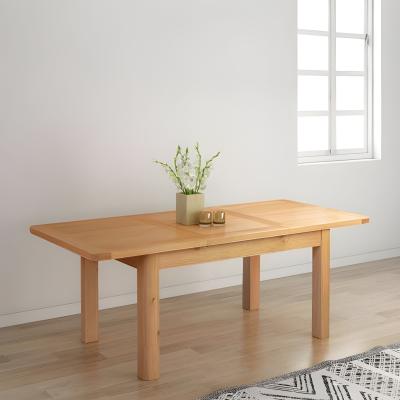 Clarion Oak 6 8 Seater Butterfly Extending Dining Table 140cm 200cm