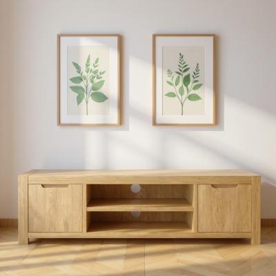 Carly Oak 2 Door Wide Tv Unit