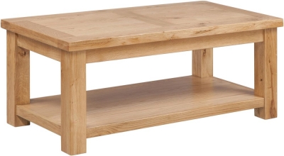 Product photograph of Fairford Oak Coffee Table from Choice Furniture Superstore