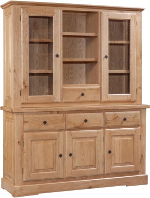 Product photograph of Fairford Oak Dresser from Choice Furniture Superstore