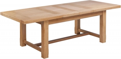 Image of Fairford Oak Extending Dining Table
