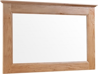 Product photograph of Fairford Oak Large Wall Mirror from Choice Furniture Superstore