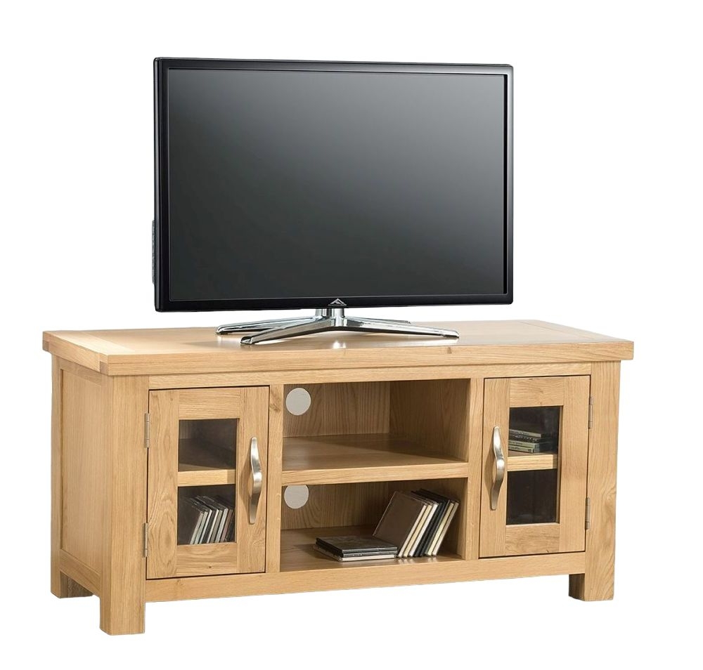 Cambridge Oak Large TV Unit