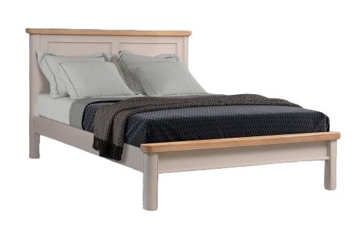 Clarion Oak and Grey Painted Bed
