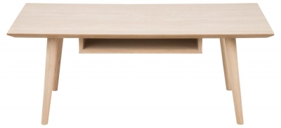 Product photograph of Clancy Oak Coffee Table from Choice Furniture Superstore