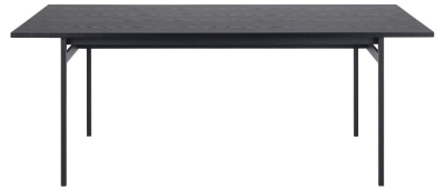 Product photograph of Avilla Black 8 Seater Dining Table from Choice Furniture Superstore