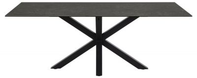 Horatio Black Ceramic 8 Seater Dining Table