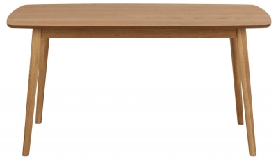 Product photograph of Nibley 6 Seater Dining Table - 150cm from Choice Furniture Superstore