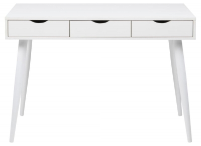 Product photograph of Nitro White 3 Drawer Office Desk from Choice Furniture Superstore