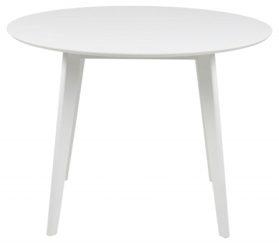 Reid White 2 Seater Round Dining Table - 105cm