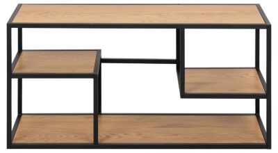 Product photograph of Salvo Large Wall Shelf With 2 Shelves - Comes In Wild Oak And Wild Oak Options from Choice Furniture Superstore