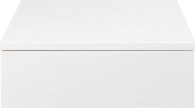 Aynor White 1 Drawer Hanging Bedside Cabinet