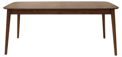 Product photograph of Macy Walnut 6-8 Seater Extending Dining Table from Choice Furniture Superstore