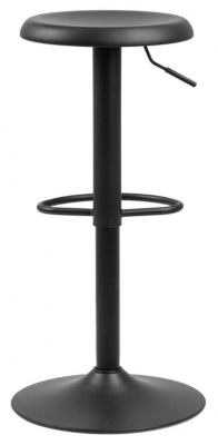 Product photograph of Filer Swivel Gas Lift Round Bar Stool - Sold In Pairs from Choice Furniture Superstore