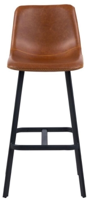 Ingenio Tan Faux Leather Bar Stool - (Sold in Pairs)
