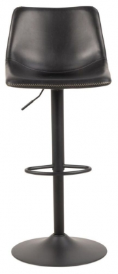Ingenio Vintage Faux Leather Gas Lift Bar Stool - (Sold in Pairs)
