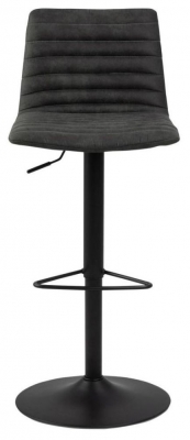 Product photograph of Kiln Preston Fabric Gas Lift Bar Stool - Sold In Pairs from Choice Furniture Superstore
