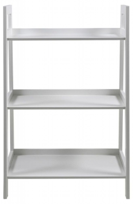 Product photograph of Welton White Ladder Bookcase With 3 Shelves from Choice Furniture Superstore