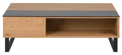 Product photograph of Alicia Oak 1 Lift Up Coffee Table from Choice Furniture Superstore