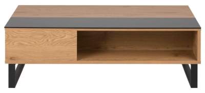 Alicia Wooden 1 Lift Up Coffee Table - Comes in Oak, Sonoma Oak and White Options