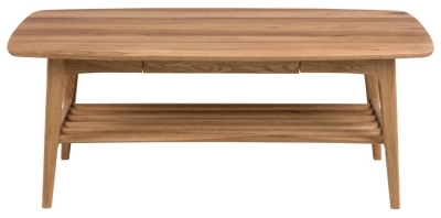 Product photograph of Enfield Oak 1 Drawer Coffee Table from Choice Furniture Superstore