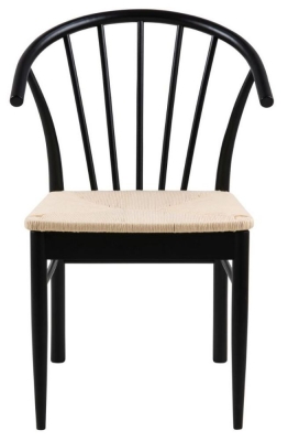 Product photograph of Causey Black Bentwood Dining Chair - Sold In Pairs from Choice Furniture Superstore