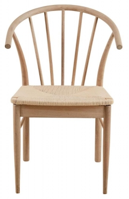 Product photograph of Causey Oak Bentwood Dining Chair Sold In Pairs from Choice Furniture Superstore