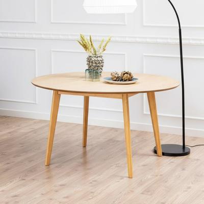 Roxby Round Dining Table - 6 Seater - 140cm - Oak