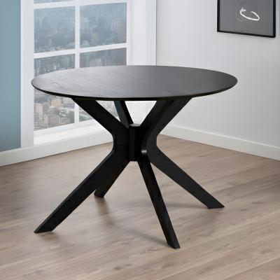 Duncan Round Dining Table - 2 Seater - 105cm - Black