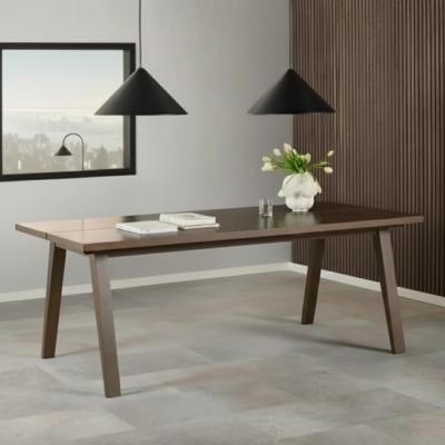 A Line Dining Table - 8 Seater - 200cm - Smoked Oak