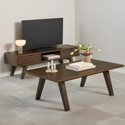 A Line Coffee Table - Smoked Oak