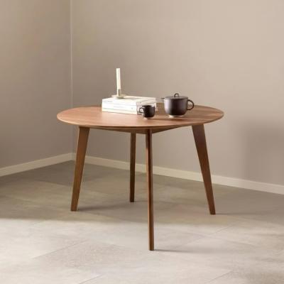 Roxby Round Dining Table - 2 Seater - 105cm - Walnut