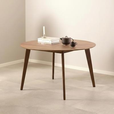 Roxby Round Dining Table - 4 Seater - 120cm - Walnut
