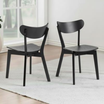 Roxby Dining Chair - Set of 2 - Black