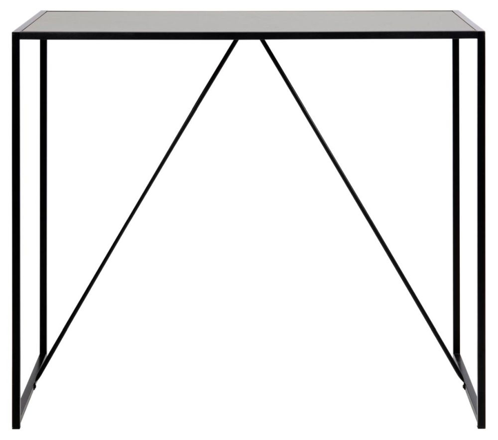 Salvo Black Melamine Bar Table