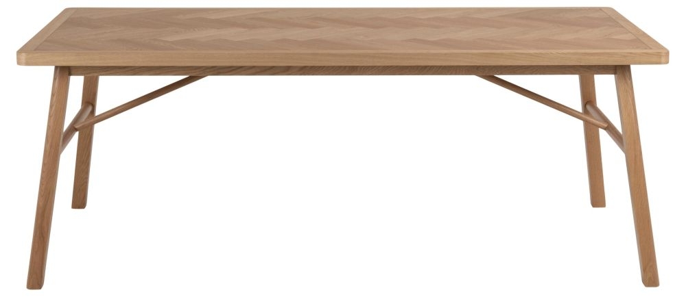 Gilmer Oak 4 Seater Dining Table - 120cm