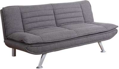 Product photograph of Sweet Dreams Texas 3 Seater Grey Fabric Sofabed from Choice Furniture Superstore