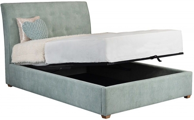 Product photograph of Sweet Dreams Lisbon Ottoman Fabric Bed from Choice Furniture Superstore