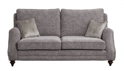 Product photograph of Sweet Dreams Conway Silver Fabric Sofa from Choice Furniture Superstore