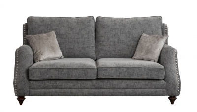 Product photograph of Sweet Dreams Conway Smoke Fabric Sofa from Choice Furniture Superstore