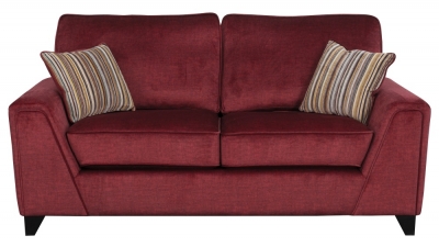 Product photograph of Sweet Dreams Lancaster Standard Ruby Fabric Sofa from Choice Furniture Superstore