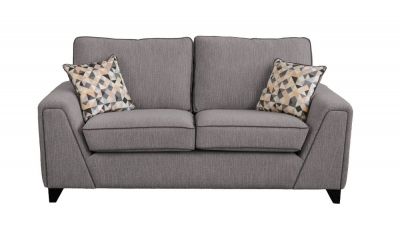 Product photograph of Sweet Dreams Lancaster Two Tone Smoke Fabric Sofa from Choice Furniture Superstore